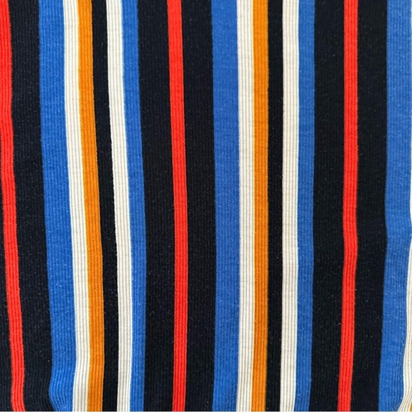 Zara Multicolor Striped Long Sleeve Dress - Picture 7 of 8